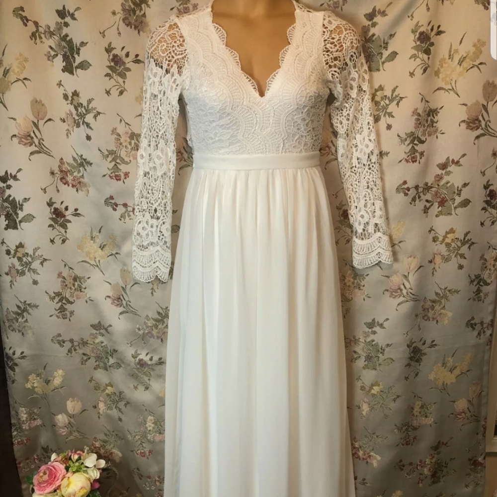 Lulus wedding dress